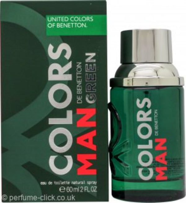 Benetton Colors Man Green Eau de Toilette 60ml Spray