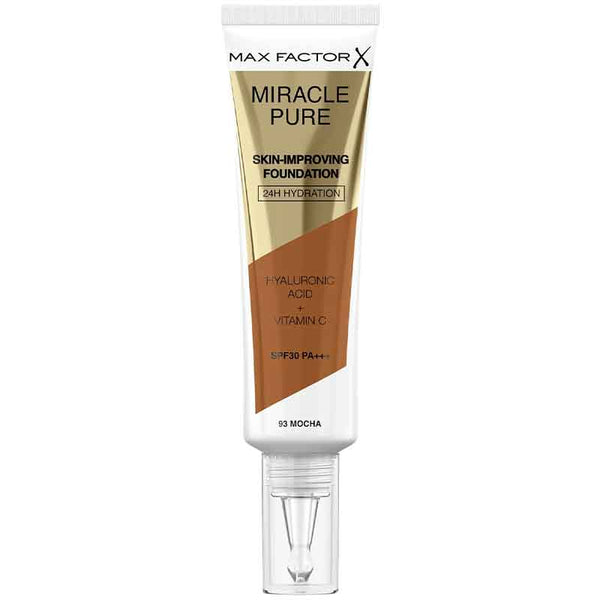 Max Factor Miracle Pure Skin-Improving Foundation SPF30 30ml - 93 Mocha