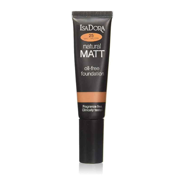 IsaDora Natural Matt Oil-Free Foundation 35ml - 25 Mocha