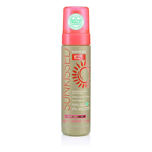 Sunkissed 95 Percent Natural Express 1 Hour Tan Mousse 200ml