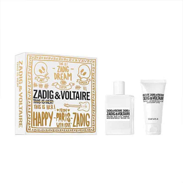Zadig & Voltaire This is Her Gift Set 50ml EDP + 50ml Body Lotion