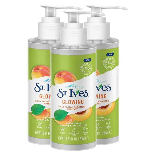 St. Ives Glowing Apricot Face Wash 3 x 200ml