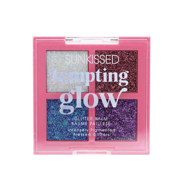 Sunkissed Tempting Glow Glitter Balm Eyeshadow Palette 6.4g