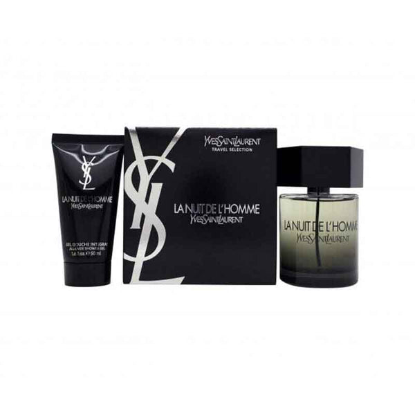Yves Saint Laurent La Nuit de L'Homme Gift Set 100ml EDT + 2 x 50ml Shower Gel