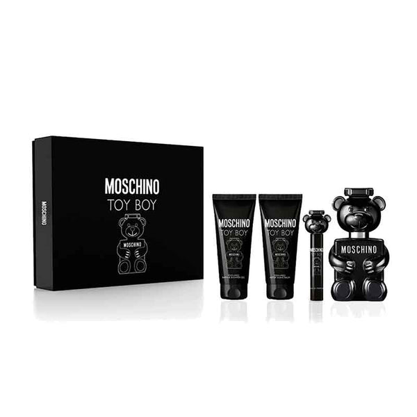 Moschino Toy Boy Gift Set 100ml EDP + 100ml Bath & Shower Gel + 100ml After Shave Balm + 10ml EDP