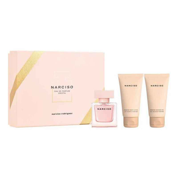 Narciso Rodriguez Narciso Cristal Gift Set 50ml EDP + 50ml Body Lotion + 50ml Shower Gel