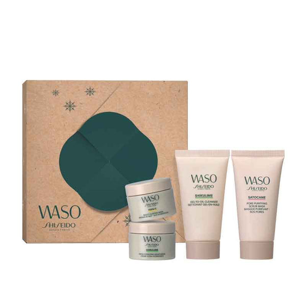 Shiseido Waso Perfect Skin Essentials Gift Set 4 Pieces