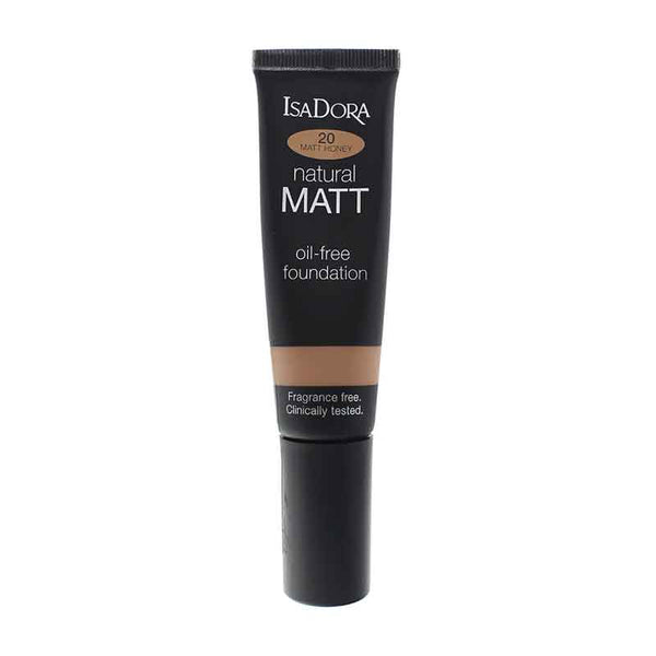 IsaDora Natural Matt Oil-Free Foundation 35ml - 20 Honey
