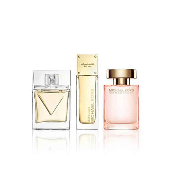 Michael Kors Miniatures Gift Set 5ml Gorgeous EDP + 5ml Sexy Amber EDP + 4ml Wonderlust EDP