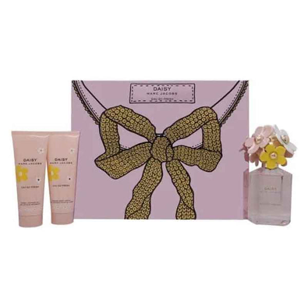Marc Jacobs Daisy Eau So Fresh Gift Set 75ml EDT + 75ml Body Lotion + 75ml Shower Gel