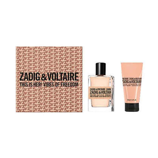 Zadig & Voltaire This is Her! Vibes of Freedom Gift Set 50ml EDP + 50ml Body Lotion