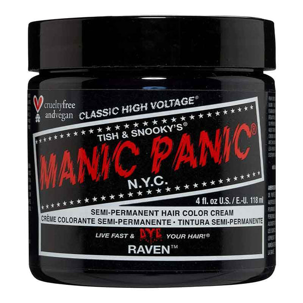 Manic Panic High Voltage Classic Semi-Permanent Hair Colour 118ml - Raven