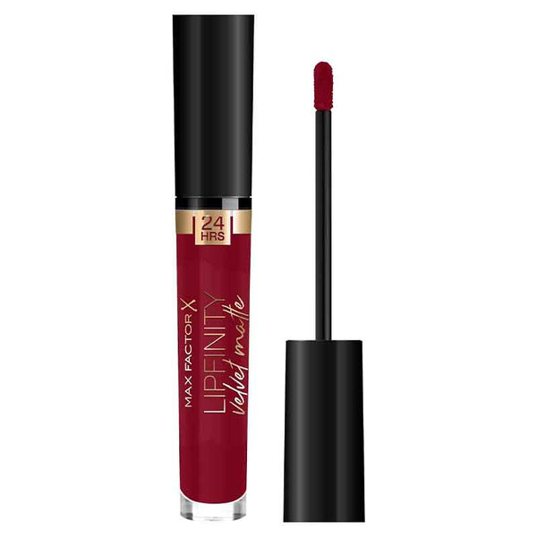 Max Factor Lipfinity Velvet Matte Liquid Lipstick 3.5ml - 90 Red Allure