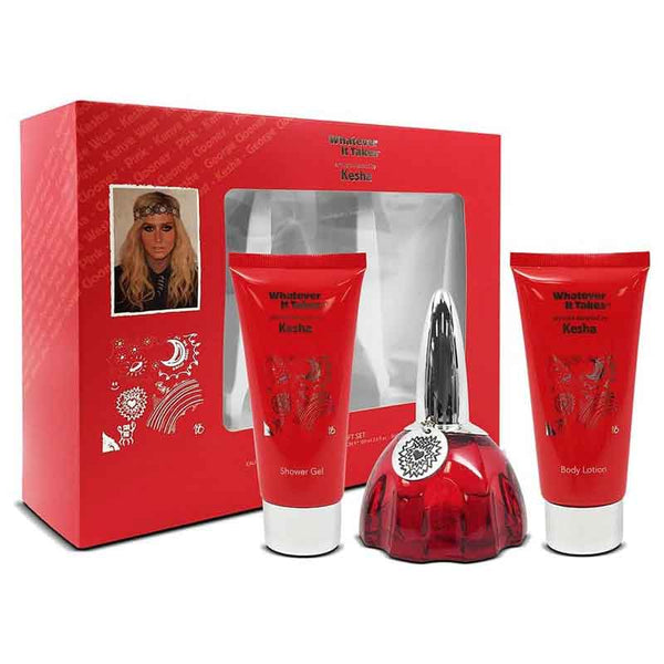 Whatever It Takes Kesha Gift Set 100ml EDP + 100ml Body Lotion + 100ml Shower Gel