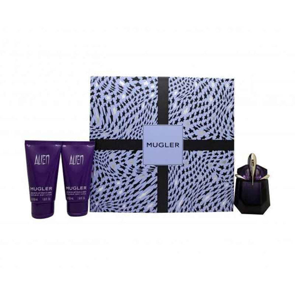 Thierry Mugler Alien Gift Set 30ml EDP Refillable + 2 x 50ml Body Lotion