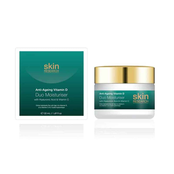 Skin Research Anti-Ageing Vitamin D With Hyaluronic Acid Vitamin C Duo Moisturiser 50ml