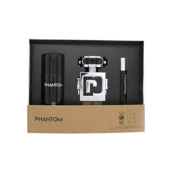 Paco Rabanne Phantom Gift Set 100ml EDT + 10ml EDT + 150ml Deodorant Spray
