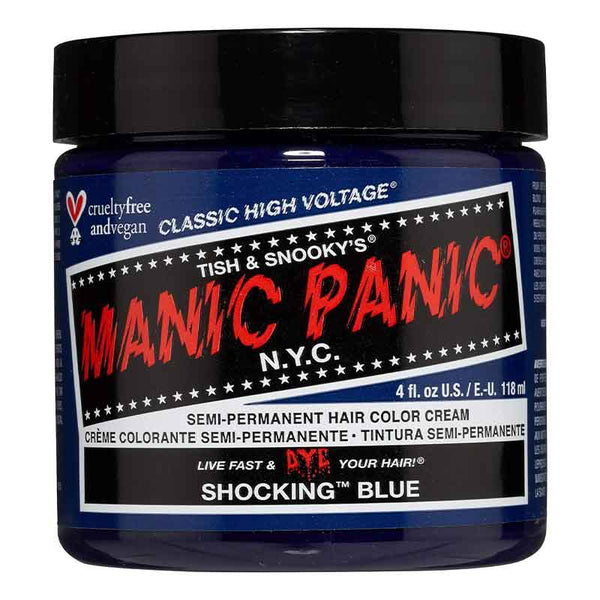 Manic Panic High Voltage Classic Semi-Permanent Hair Colour 118ml - Shocking Blue