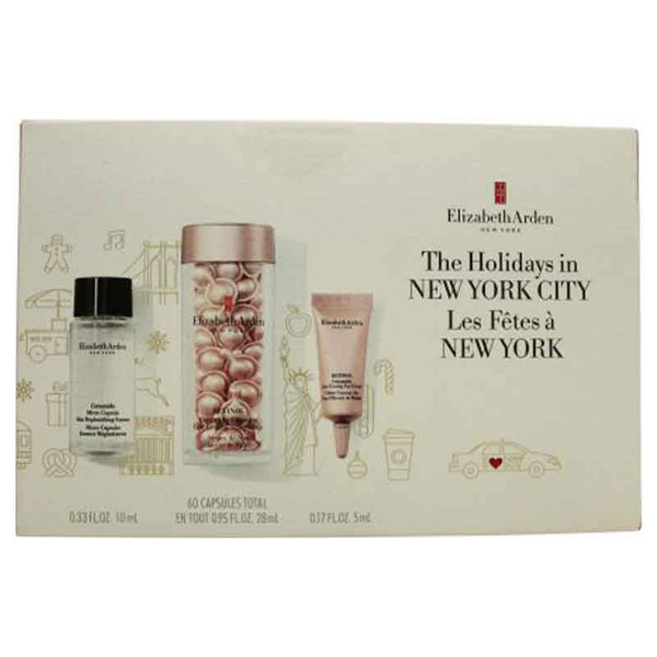 Elizabeth Arden Ceramide Gift Set 60 Capsules Retinol Ceramide Serum + 10ml Ceramide Micro Capsules Essence + 5ml Retinol Ceramide Eye Cream