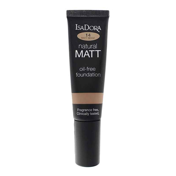 IsaDora Natural Matt Oil-Free Foundation 35ml - 14 Beige
