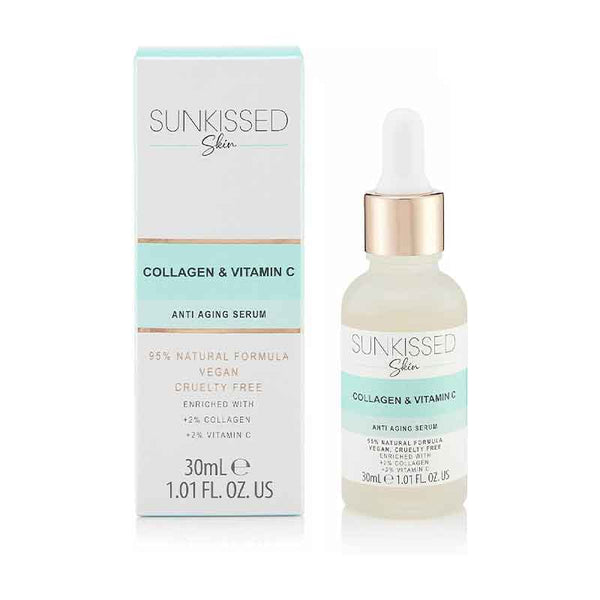 Sunkissed Skin Anti Aging Collagen + Vitamin C Face Serum 30ml
