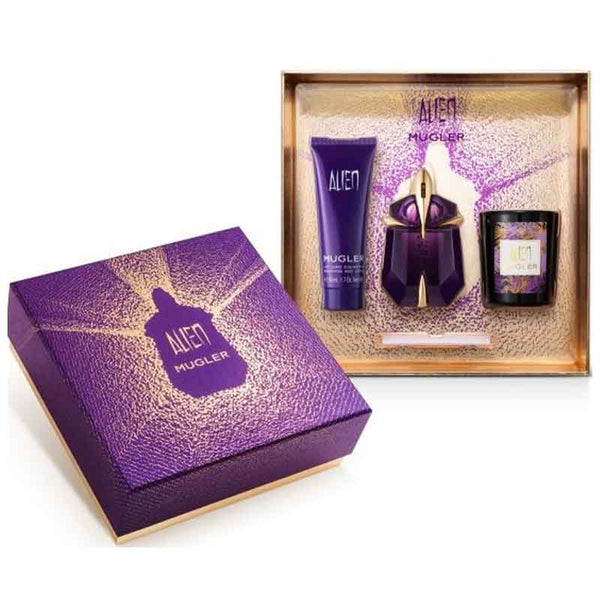 Thierry Mugler Alien Gift Set 30ml EDP + 50ml Body Lotion + 70g Candle