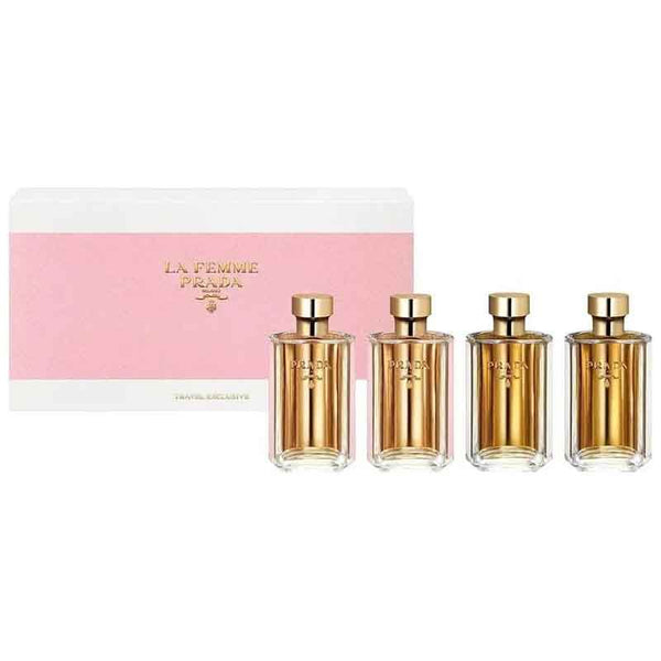 Prada Miniatures Gift Set 2x 9ml La Femme EDP + 2x 9ml La Femme L'Eau EDP