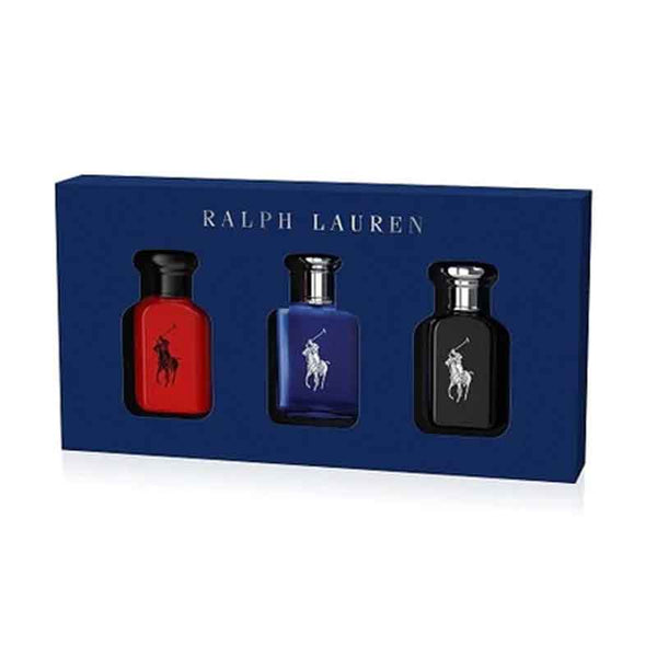 Ralph Lauren Polo Gift Set 40ml Polo Red EDT + 40ml Polo Blue EDT + 40ml Polo Black EDT