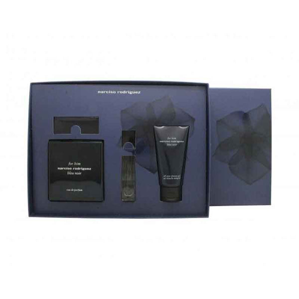 Narciso Rodriguez Bleu Noir Gift Set 100ml EDP + 10ml EDP + 50ml Shower Gel