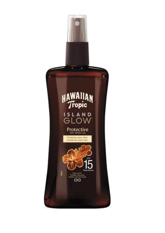 Hawaiian Tropic Dry Spray Tanning Oil 200ml - SPF15